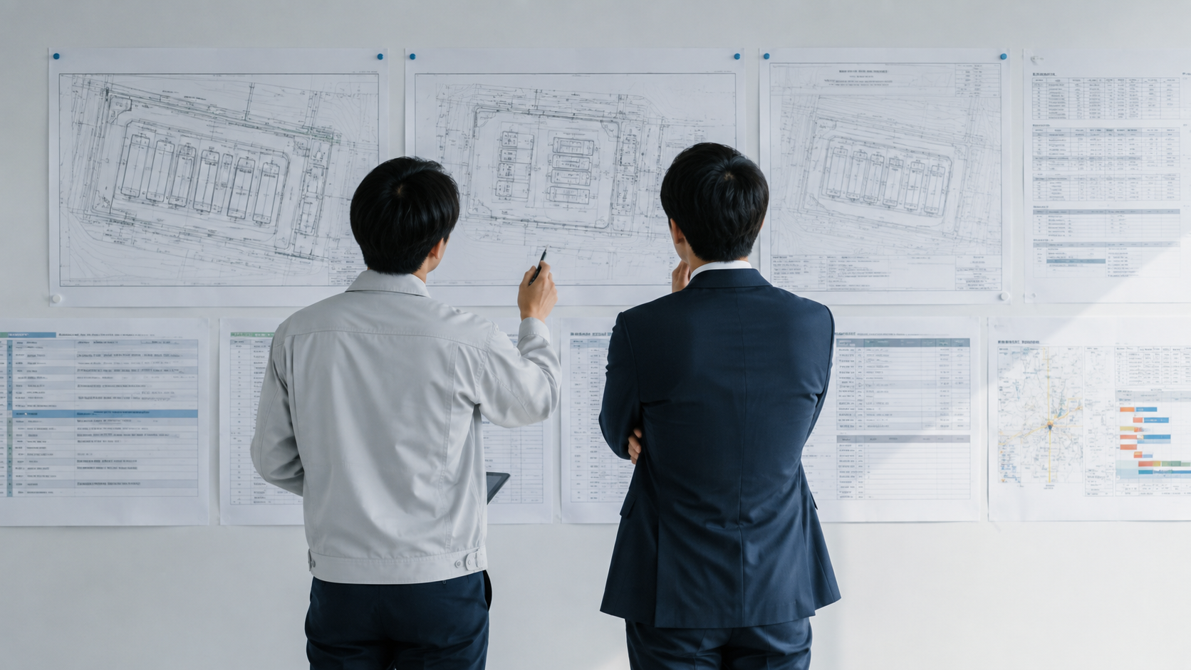 複数のEPC事業者の見積範囲を同じ条件にそろえて比較するイメージ